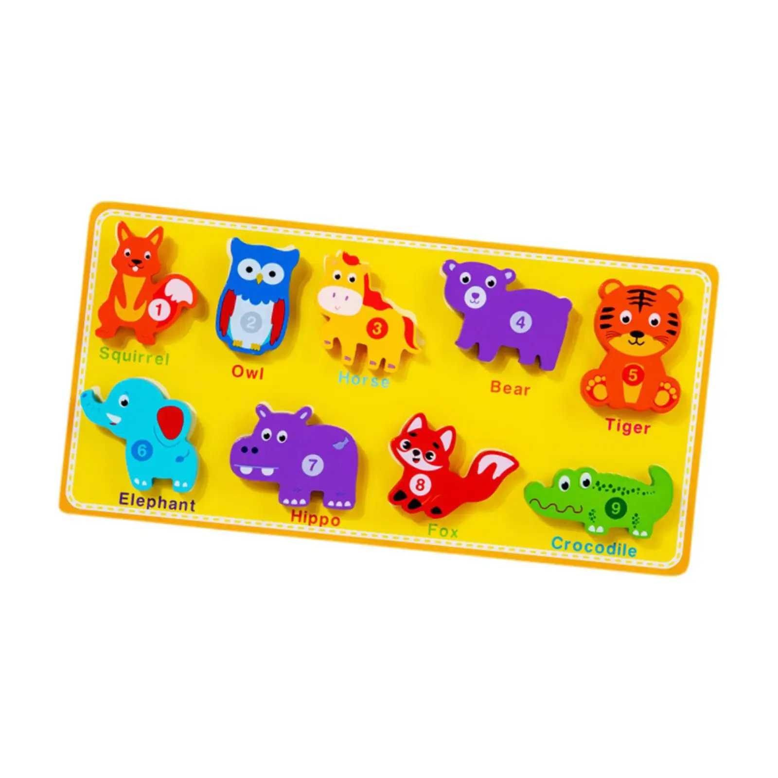 Wooden Puzzle Educational Toys for Toddlers 1 2 3 Year Old Birthday Gifts