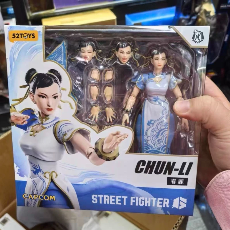 

In Stock 52toys Official Figlite Street Fighter 6 Chun-Li Ryu Articulated Action Figure 1/12 Scale PVC Collectible Toy for Gift