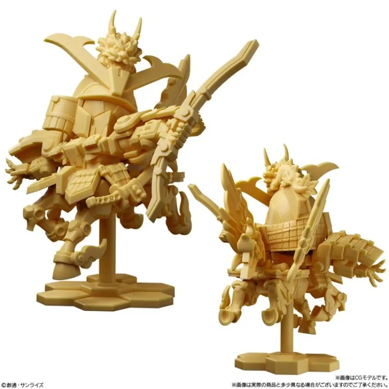 Schnelle Lieferung Bandai Anime KUNSTSTOFF MINI KIT Shokugan Superior 01 Wing Gundam Null Gott Gundam Original Modell Spielzeug Action Figur