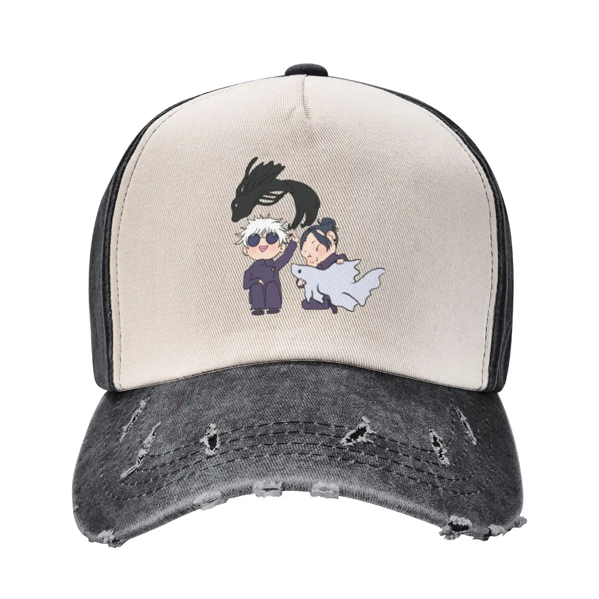 

Gojo & Geto Chibi Baseball Cap Luxury Brand fashionable Luxury Cap Luxury Man Hat For Women Men's