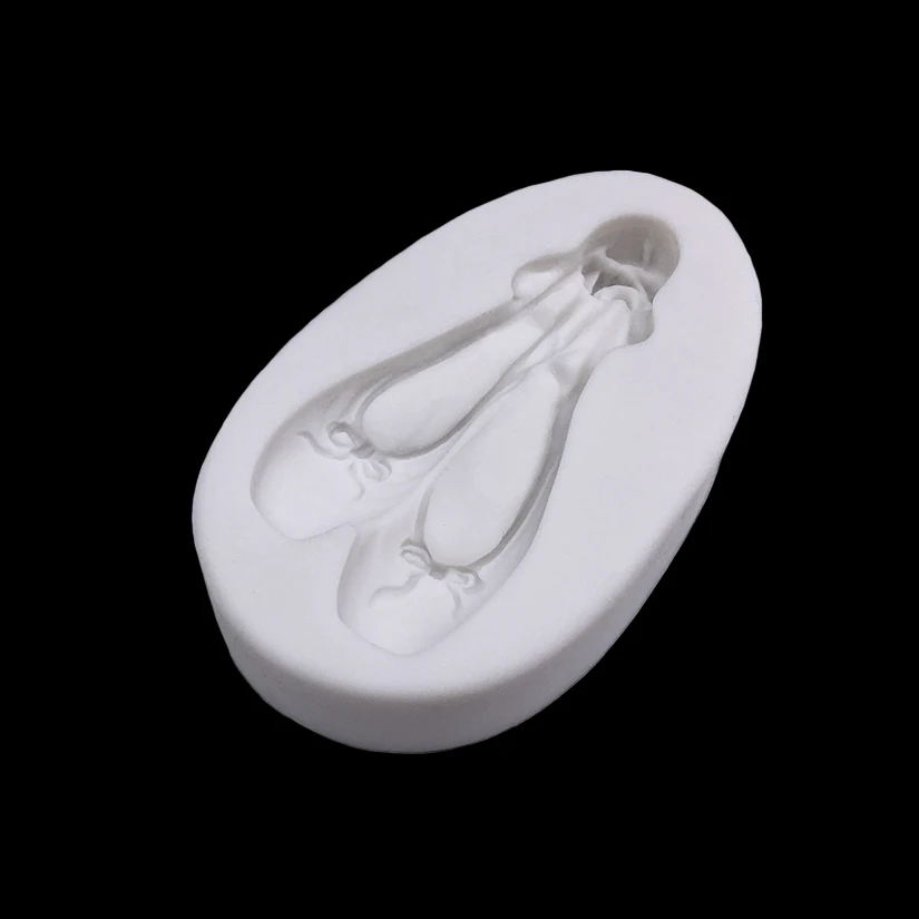 Ballet Shoes Silicone Mold Sugarcraft Chocolate Cupcake Baking Mold Fondant Cake Decorating Tools
