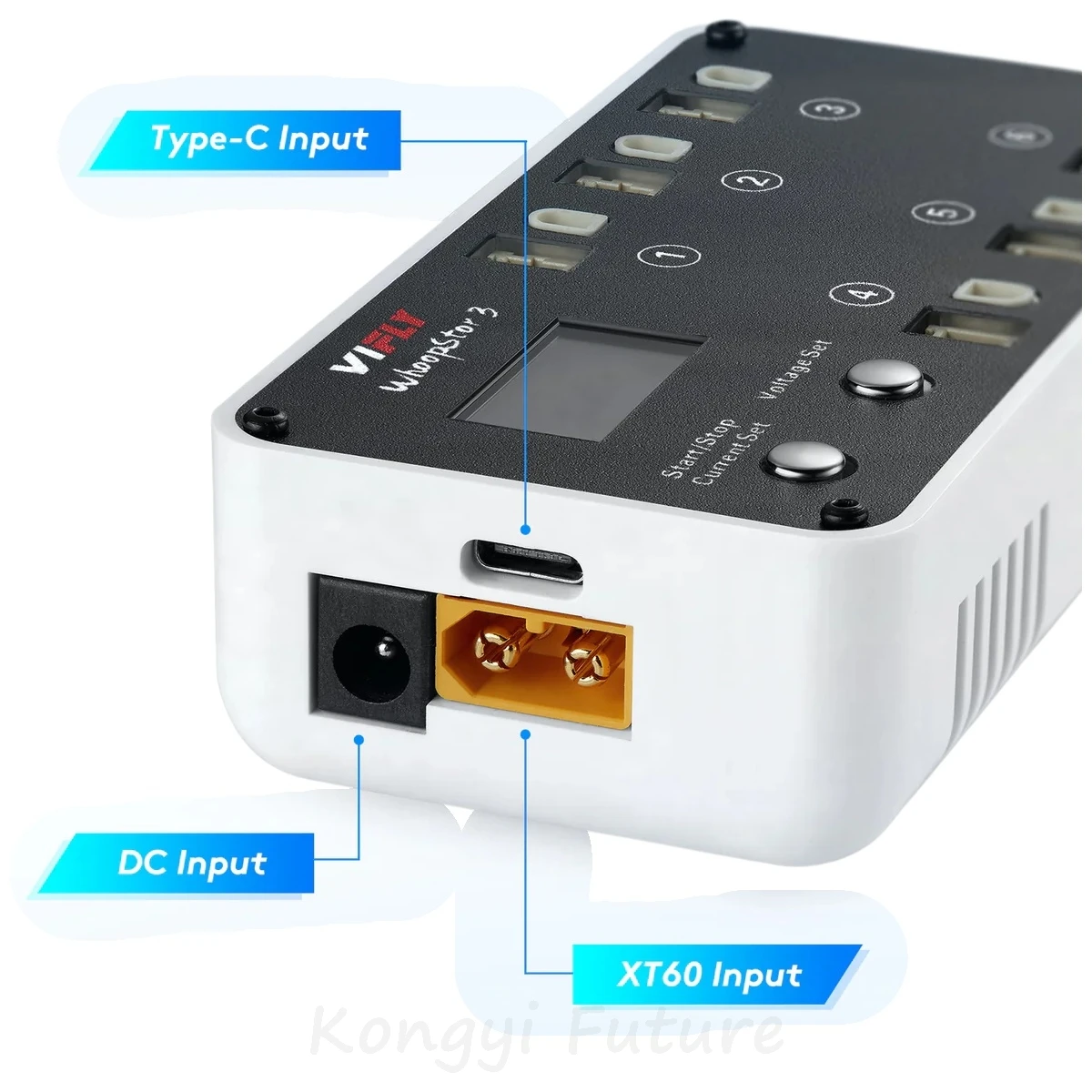 

Vifly WhoopStor3 1S Charger PH2.0 BT2.0 Color Screen