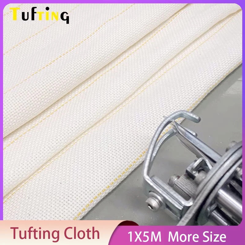 

1*5M Primary Tufting Cloth Backing Fabric For Carpet Weaving Knitting Material Electric Rug Tufting Gun Embroidery Fabric