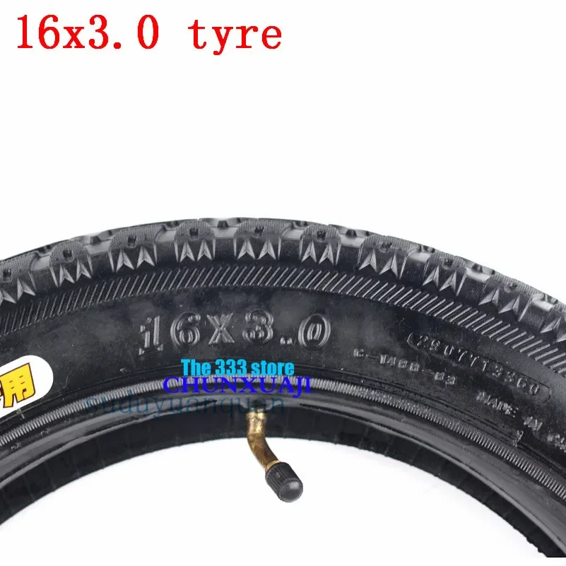 CTS  16x3.0 electric bicycle tire inner tube 16 '' wheel tyre fits Many Gas Electric Scooters and Tricycle car electric car