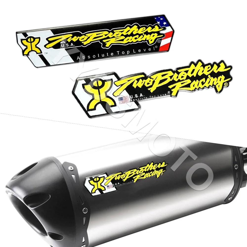 Motorcycle Exhaust Pipe Decals For Yoshimura Honda Yamaha Suzuki BMW Aluminium 3D Heat-resistant Muffler Decals Sticker