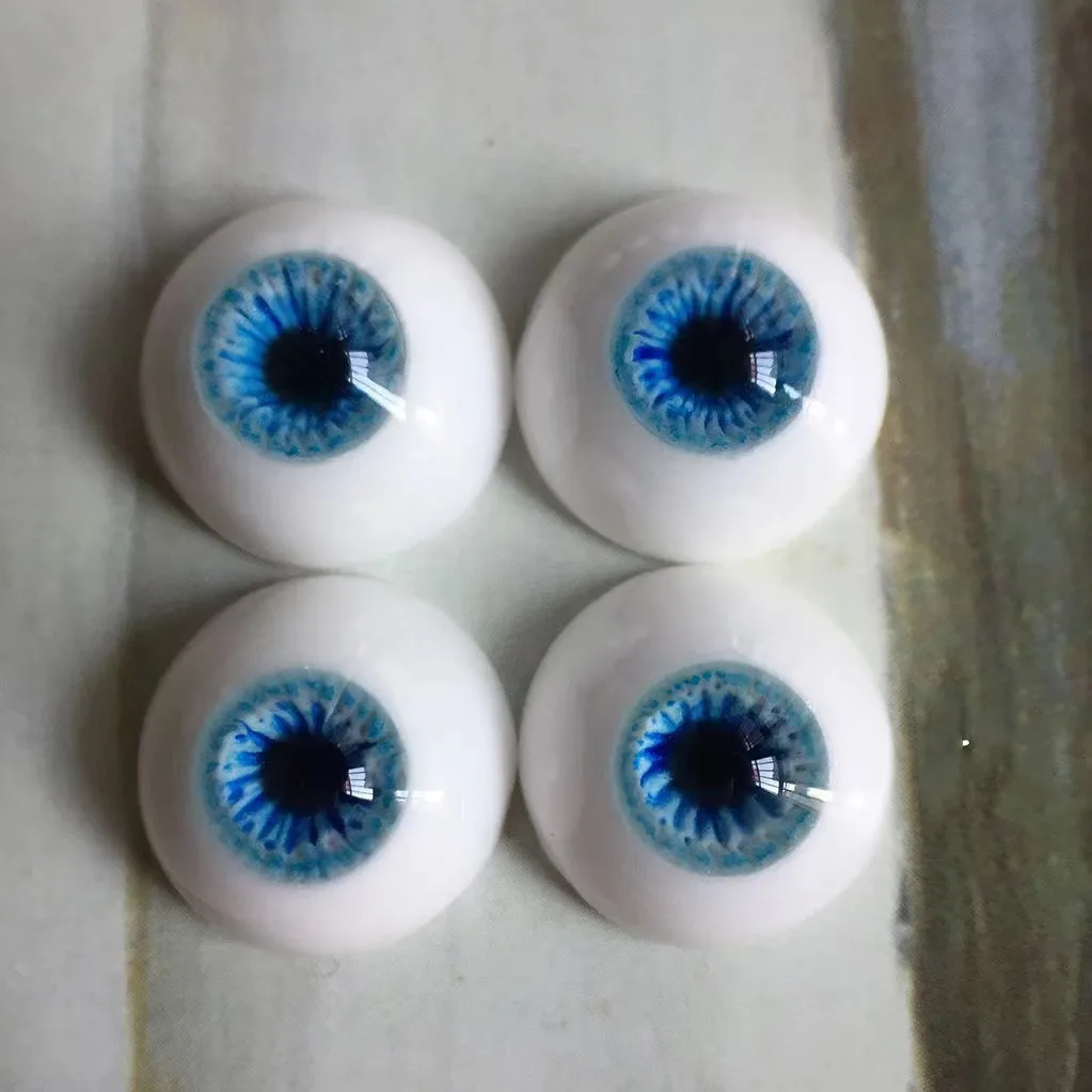 

BJD doll eyes 14/7mm plaster eyeballs blue and pink eyes