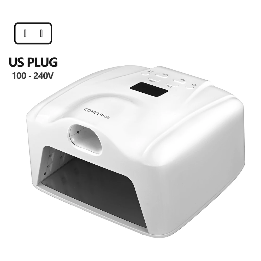 Comeuv Nagellamp Enkel Vinger Gel Nagel Uithardingslamp Volledige Hand Snel Droogende LED Licht Nageldroger Auto Sensor Dubbele Lamp