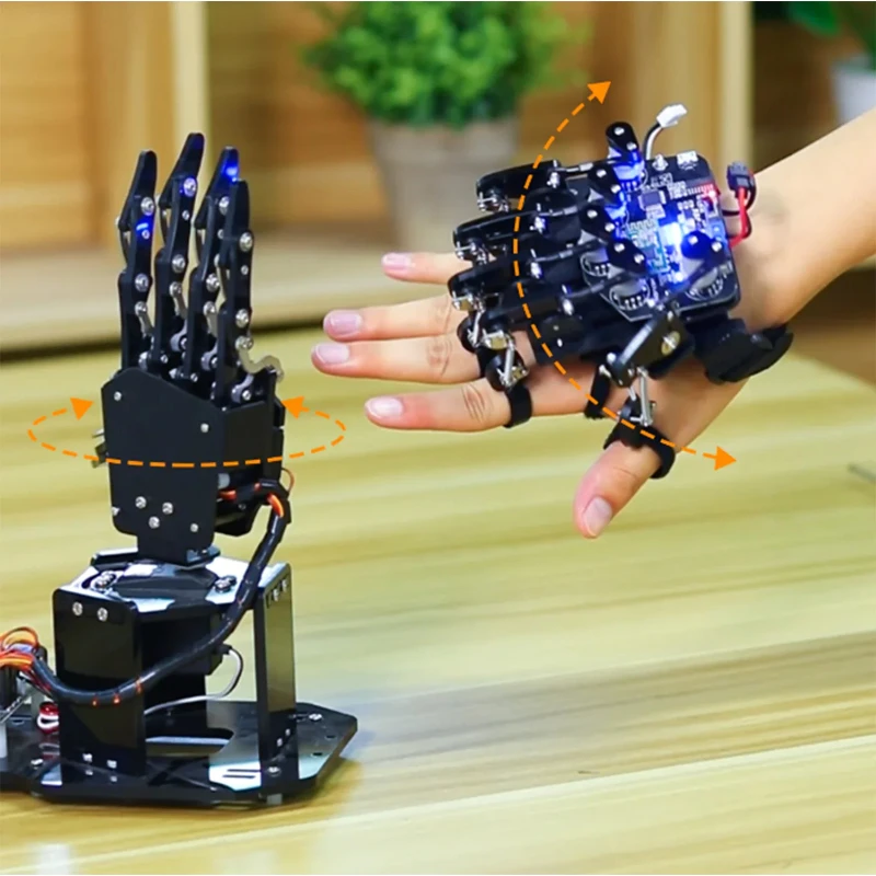 5 dof Fingers Bionic Robot Somatosensory Open-source Smart Robot Hand For Arduino /STM32 Robot Programmable Uhand2.0 Robot Hand