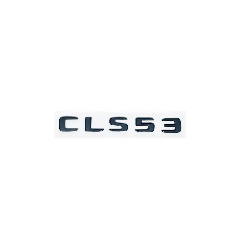 رسائل CLS53 Turbo 4matic + شعار لمرسيدس بنز AMG C257 تصفيف السيارة الحاجز الجذع اسم لاصق الشعار