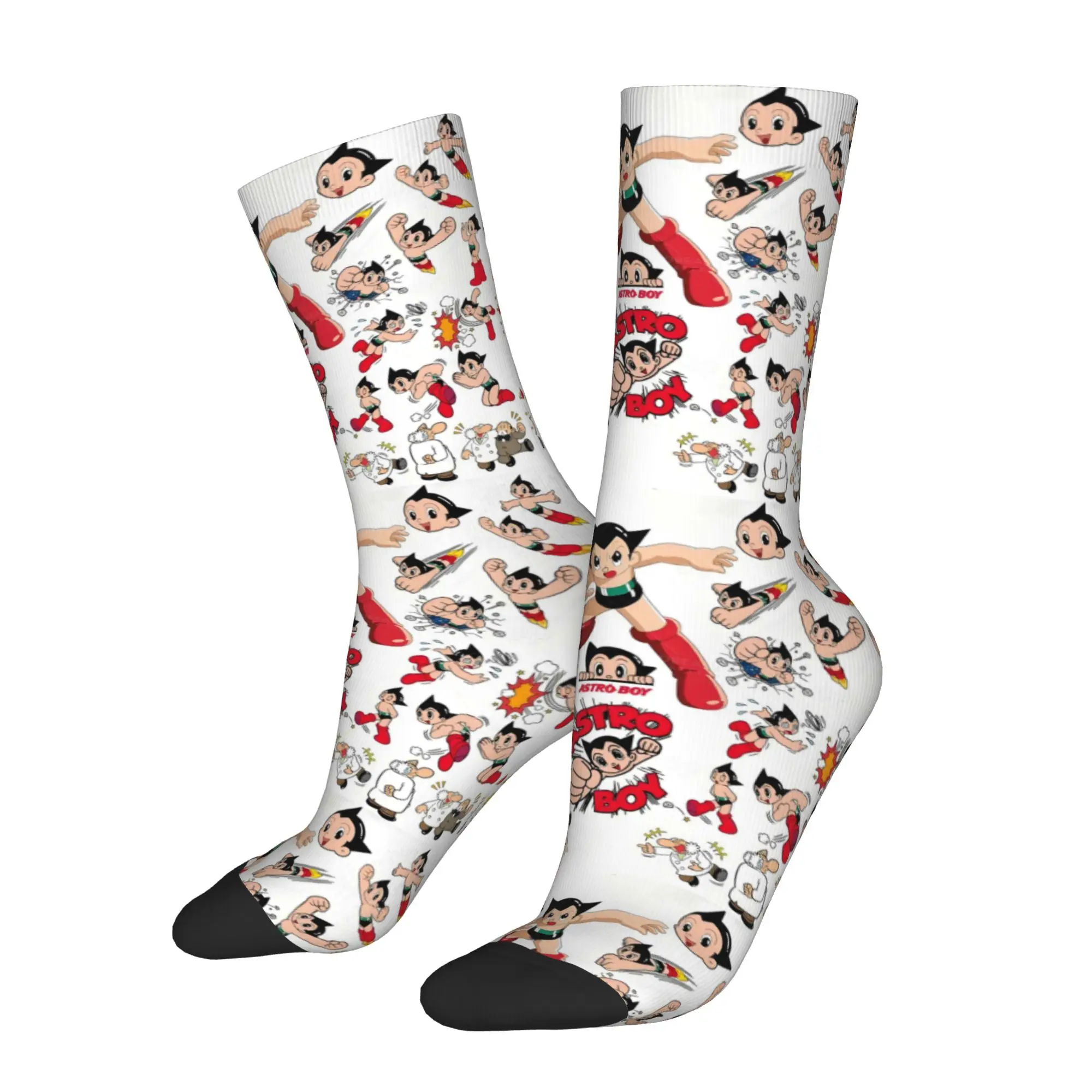 Cute A-Astro B-Boy Anime Cartoon  Socks Women Men Warm 3D Printing Japan Manga  Sports Football Socks