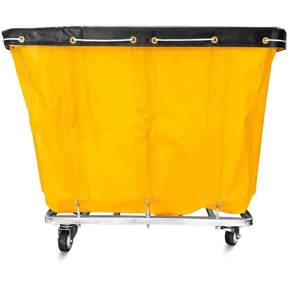 

8 Bushel Capacity Laundry Delivery Truck in Yellow