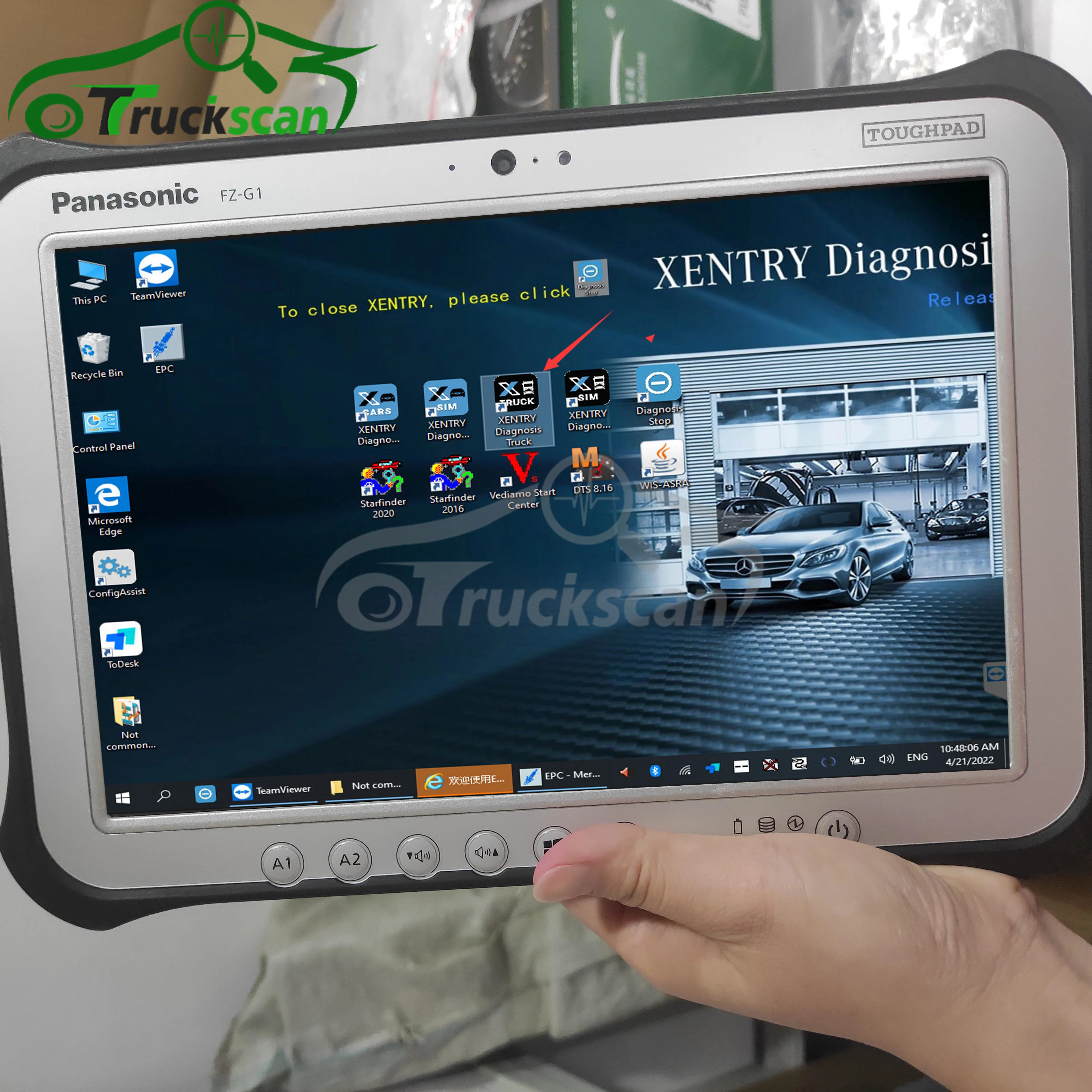 New mb star c6 wifi diop with Full software Xentry Multiplexer connection diagnostic tool and with i5 FZ-G1 tablet