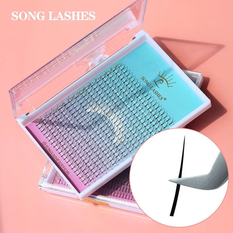 SONG LASHES Wispy Spikes Przedłużanie rzęs Wróżkowe rzęsy Promade Fans Dla przedłużania