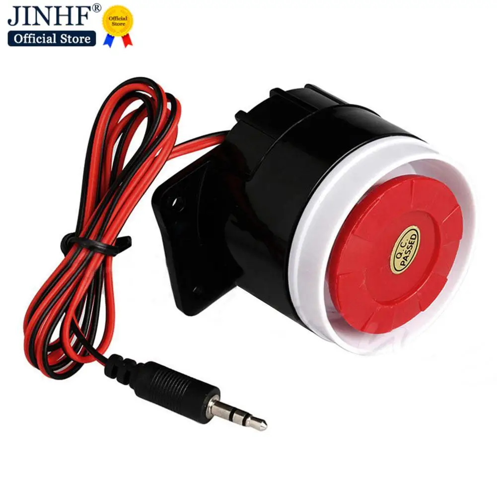 New Super Loud  Siren Durable Wired Mini Horn Siren For Home Security 120dB Sound Alarm System Compact DC 12V Indoor