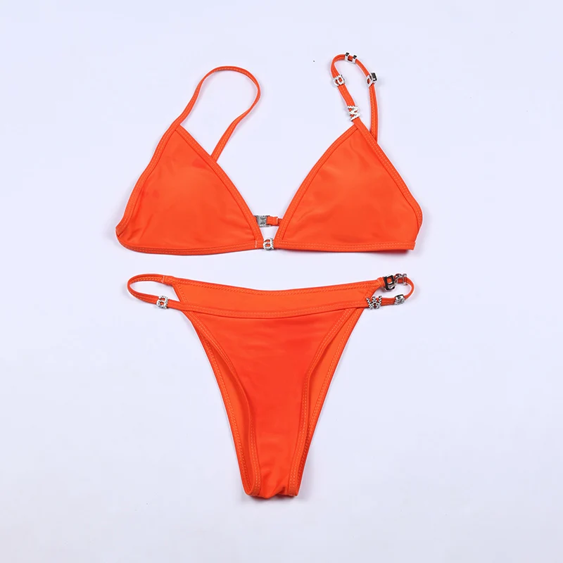 Wang Bikinis Sets Luxury Designer Brands AW Women Swimsuit Fashion Sexy Thong Swimming Beach Two Piece Swimwear Secret Clothes