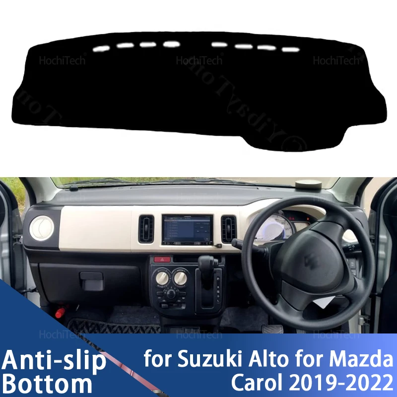 Acessórios do carro para mazda carol 2019 2020 2021 2022 tapete antiderrapante painel do carro capa almofada pára-sol dashmat tapete