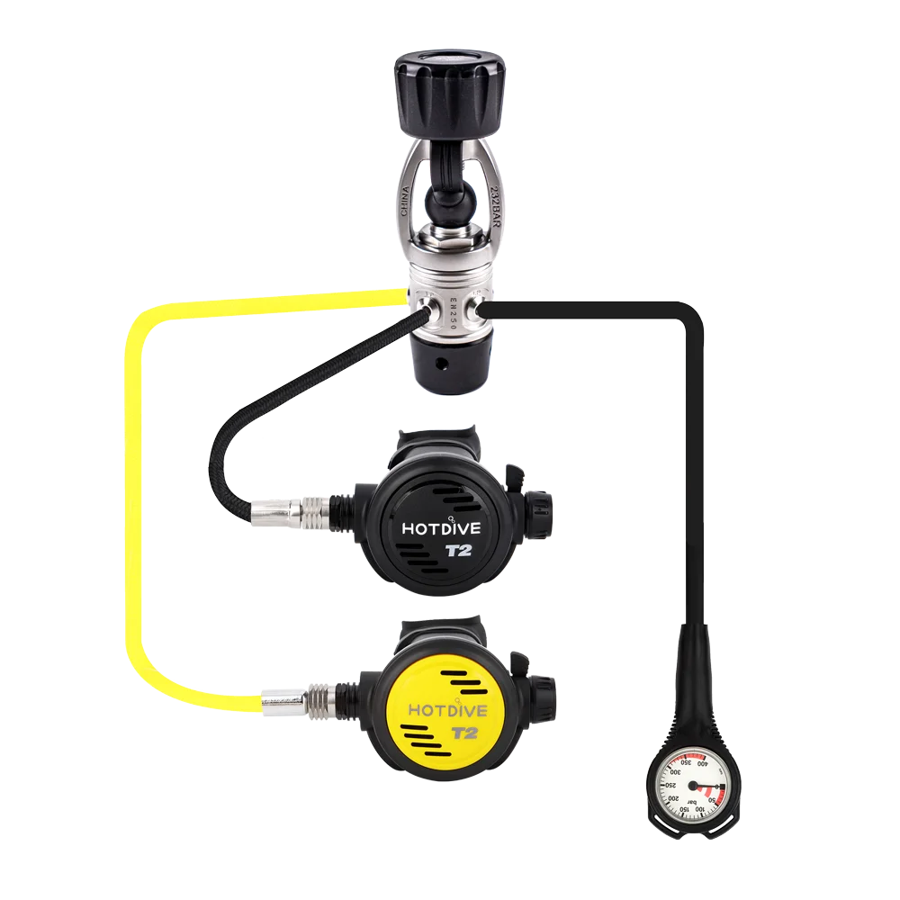 

Scuba Diving Equipment Diving Regulator Kit Scuba Regulator Set with Gauge Manufacturer