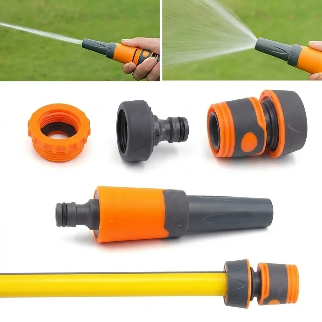 Package Glue High Pressure Water Gun 1/2 Inch 3/4 Inch Hose Adjustable Nozzle Sprinkler For Garden Lawn Watering Wash Sprayer