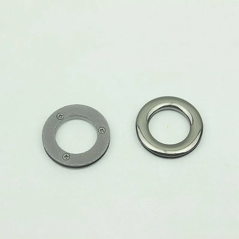 10Pcs 25mm Metal Screw O Ring Buckles Eyelet Screw Buckle for Hangbag Belt Strap Dog Chain Clasp Accessories Leather Craft