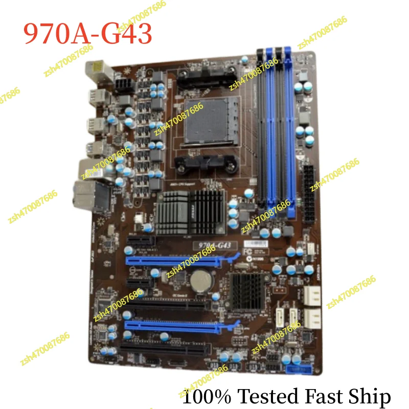 

For MSI 970A-G43 Motherboard 970 32GB Socket AM3+ DDR3 ATX Mainboard 100% Tested Fast Ship
