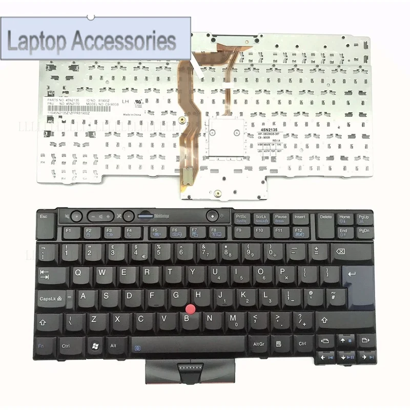 Совершенно новая британская клавиатура A + для Lenovo IBM ThinkPad T400s T410 T410i T410s T410si Совершенно новая британская клавиатура A + для Lenovo IBM ThinkPad T400s T410 T410i T410s T410si