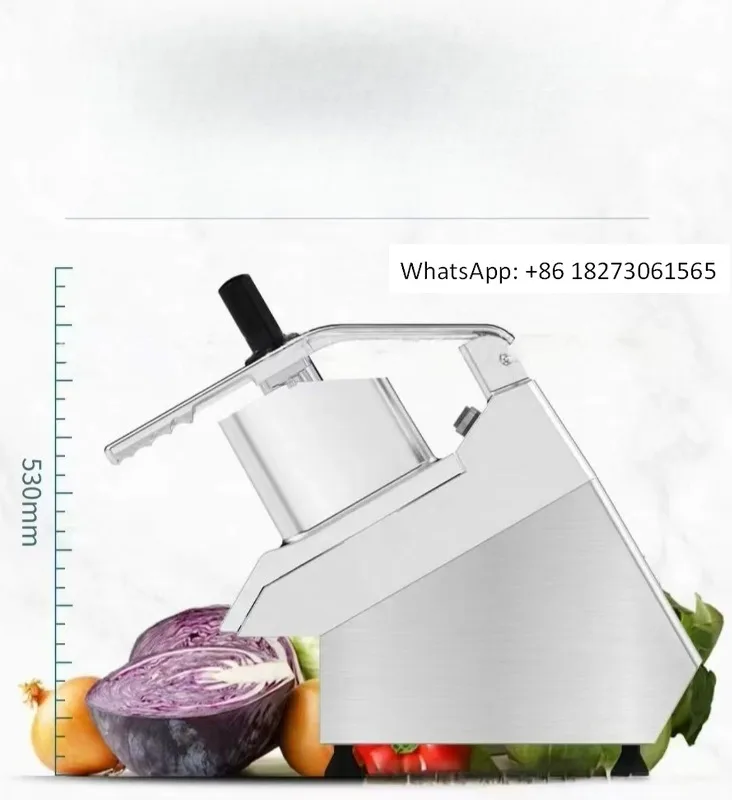 Fatiador comercial de vegetais, cafeteria, cozinha de hotel, fatiador de vegetais e batata, fatiador, cortador de cubos