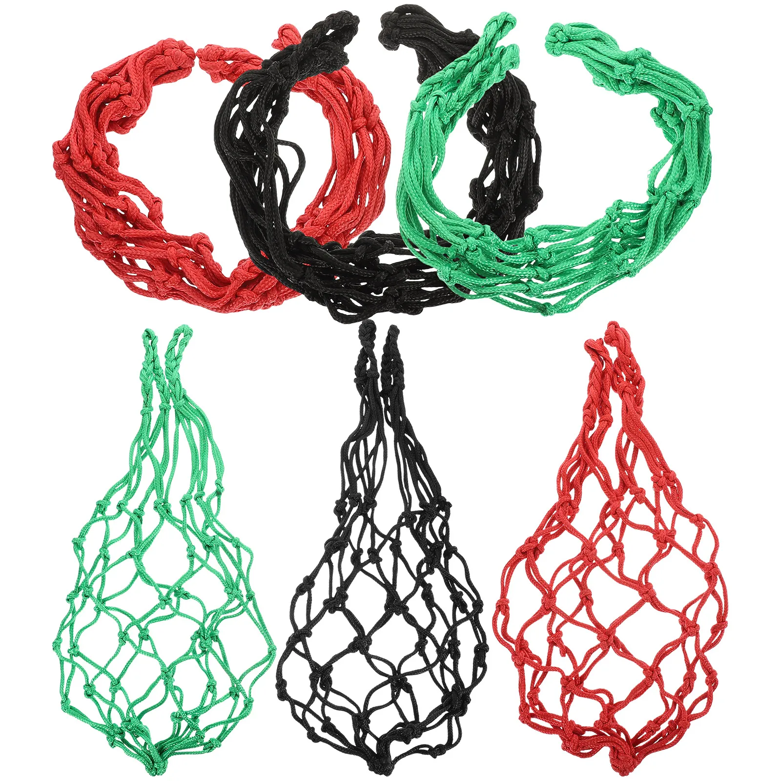 

6 Pcs Feeding Bags Durable Nylon Mesh Net for Vegetables Fruits Chicken Duck Goose Poultry Vegetable String Bag Fruit Holder