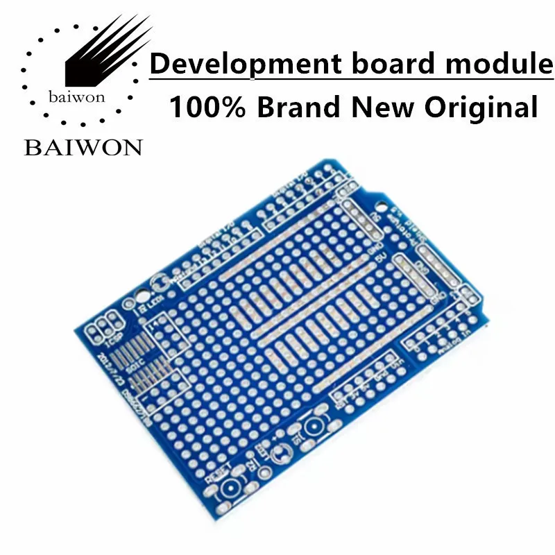ProtoShield prototype expansion board does not include mini breadboard, empty board, single soldering board for UNO