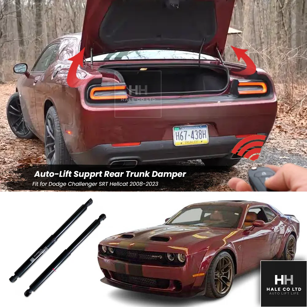 Auto-lift Struts For Dodge Challenger SRT Hellcat 2008-2023 Trunk Damper Lift Support German Strech Shock Absorber Auto Tuning