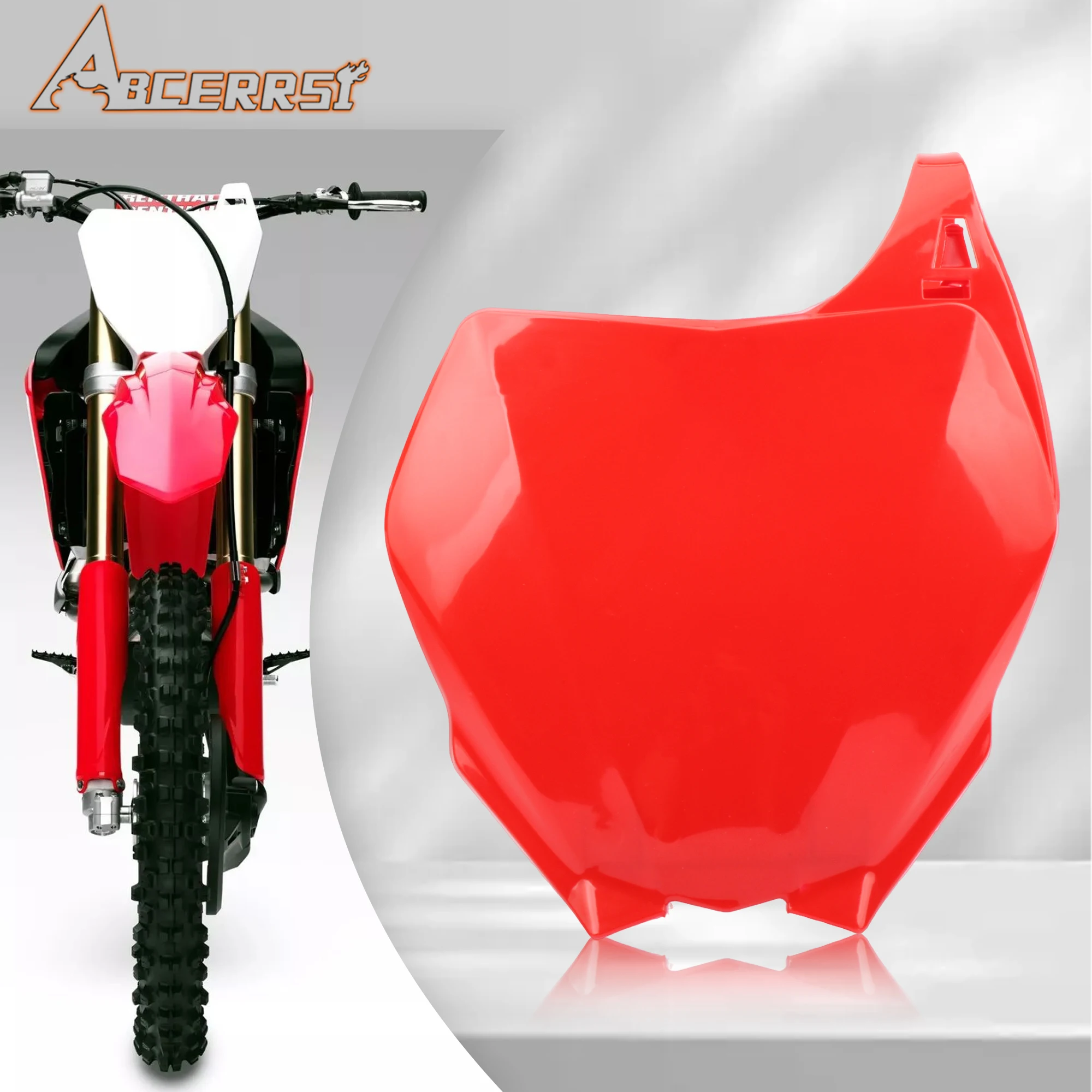 

for Yamaha YZ250F YZ450F YZ125 YZ250 WR450F 2006 To 2019 Number Board Plastic Number Plate Motocross Enduro DirtBike Accessories