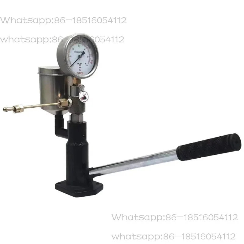 Stainless Steel Hand-Pressed Diesel Engine Fuel Injection Nozzle Pressure Tester Atomization Detection Maximum Pressure 60mpa