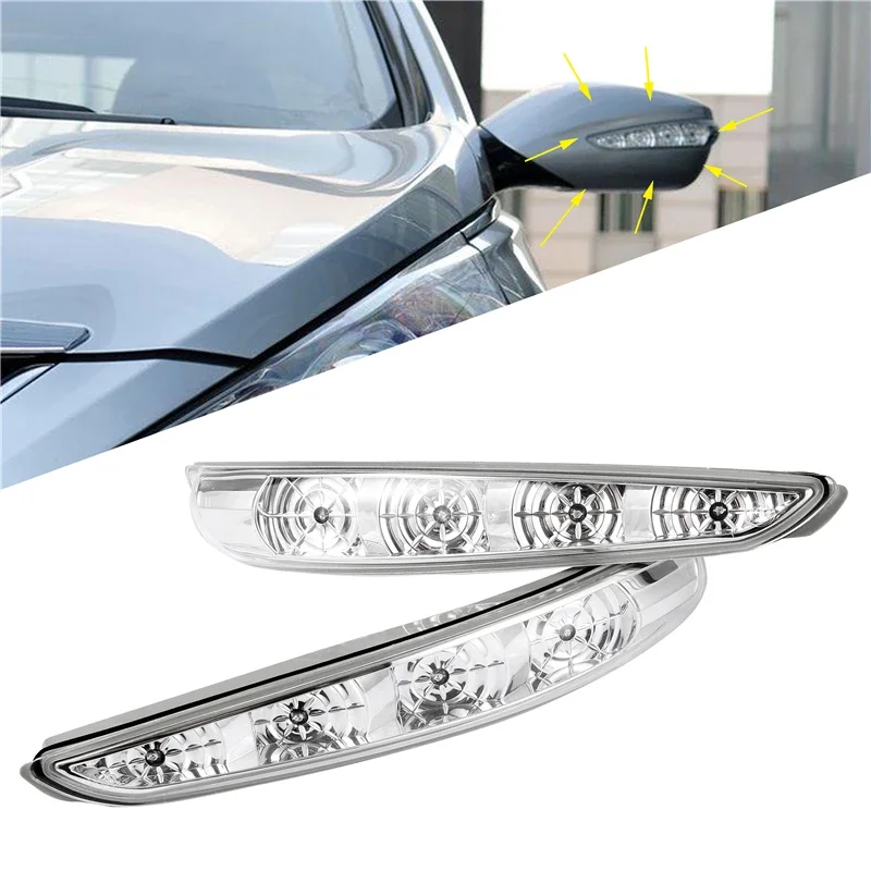 

1 Pair Rear View Mirror Turning Signal Light for Hyundai Sonata 8 2010-2014 Reversing Mirror Turn LED Warning Light Side Lamp