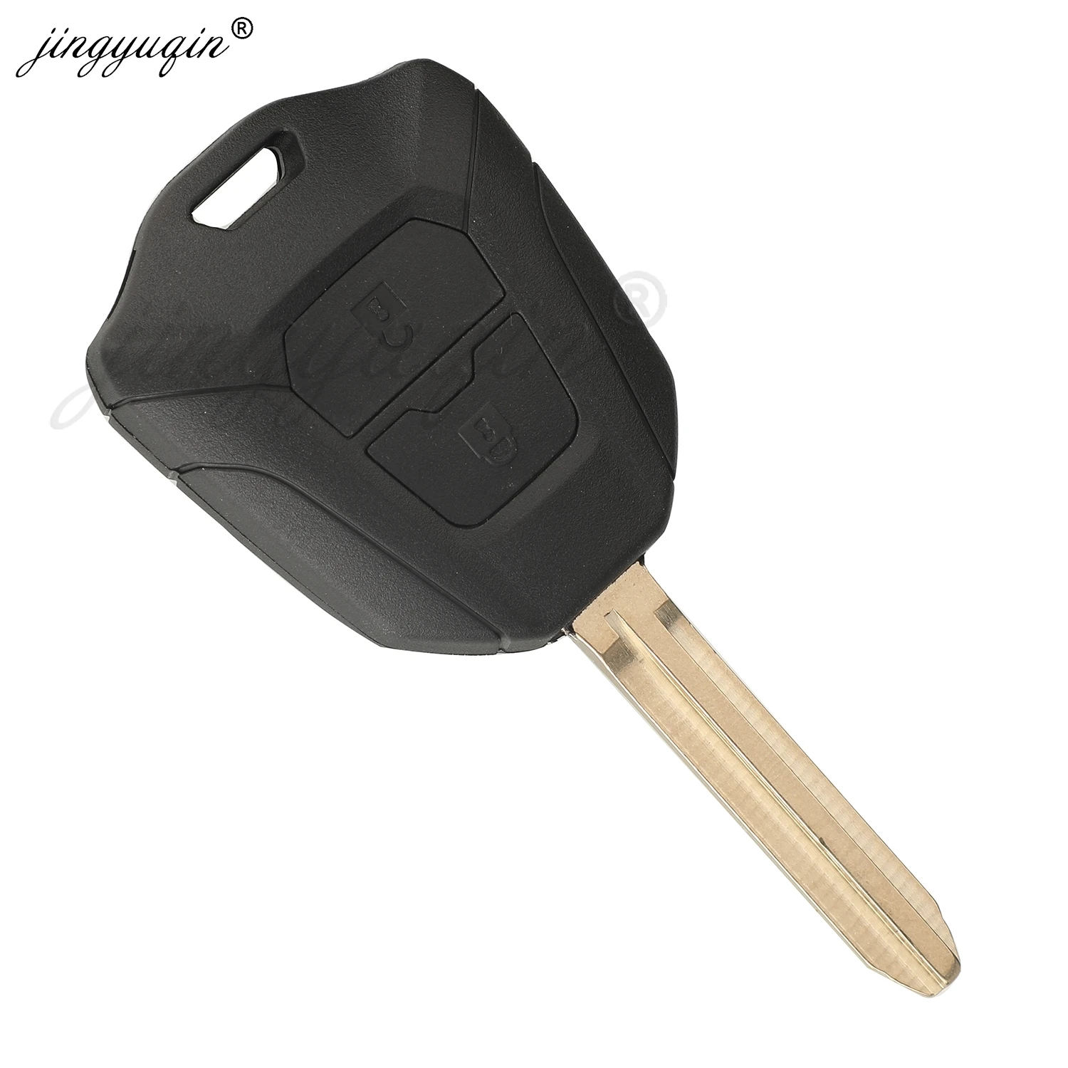 jingyuqin 2 Buttons Car Key Shell For Isuzu DMAX MUX Truck Remote Control Car Key Fob Housing Case Replacement TOY43