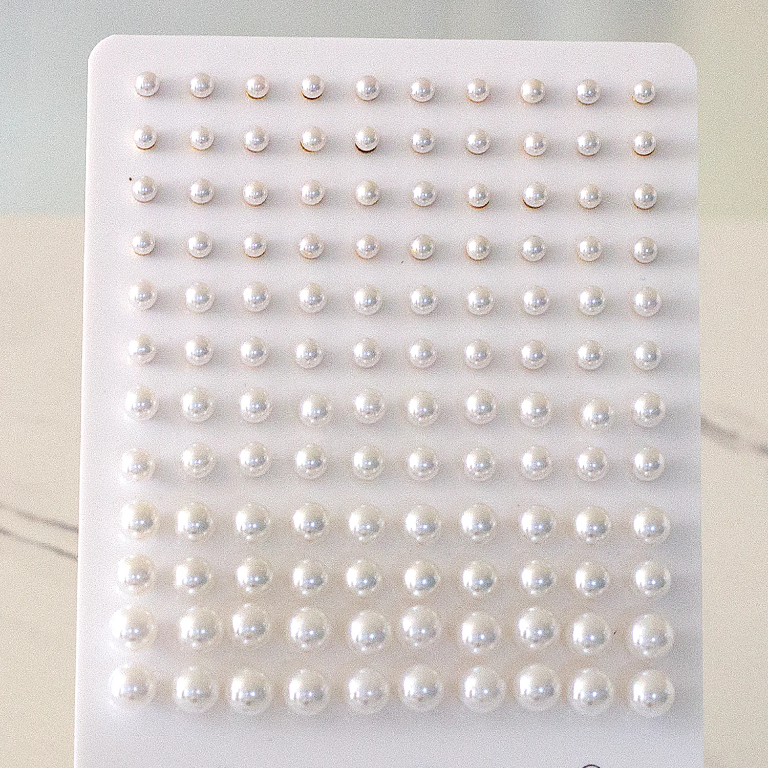 60Pairs Round White Imitation Pearl Stud Earrings For Women Men Korean Simpe Stainless Steel Push Back Ear Wholesale Jewelry Set