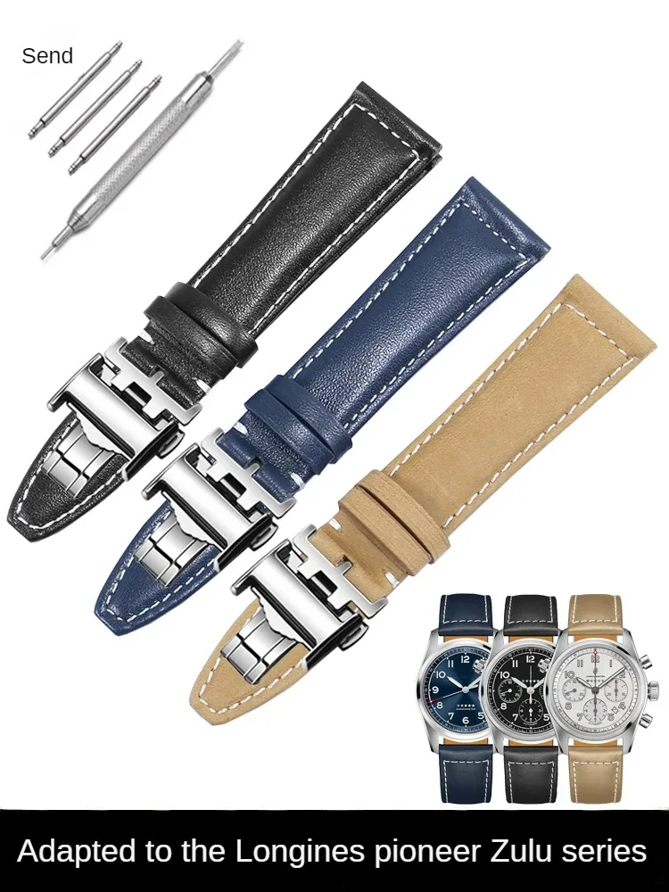 

Adapting L-o-n-g-i-n-e-s Pioneer Five-Star Admiral Series Leather Watch with L3.810/L3.820 Bracelet Flat 21