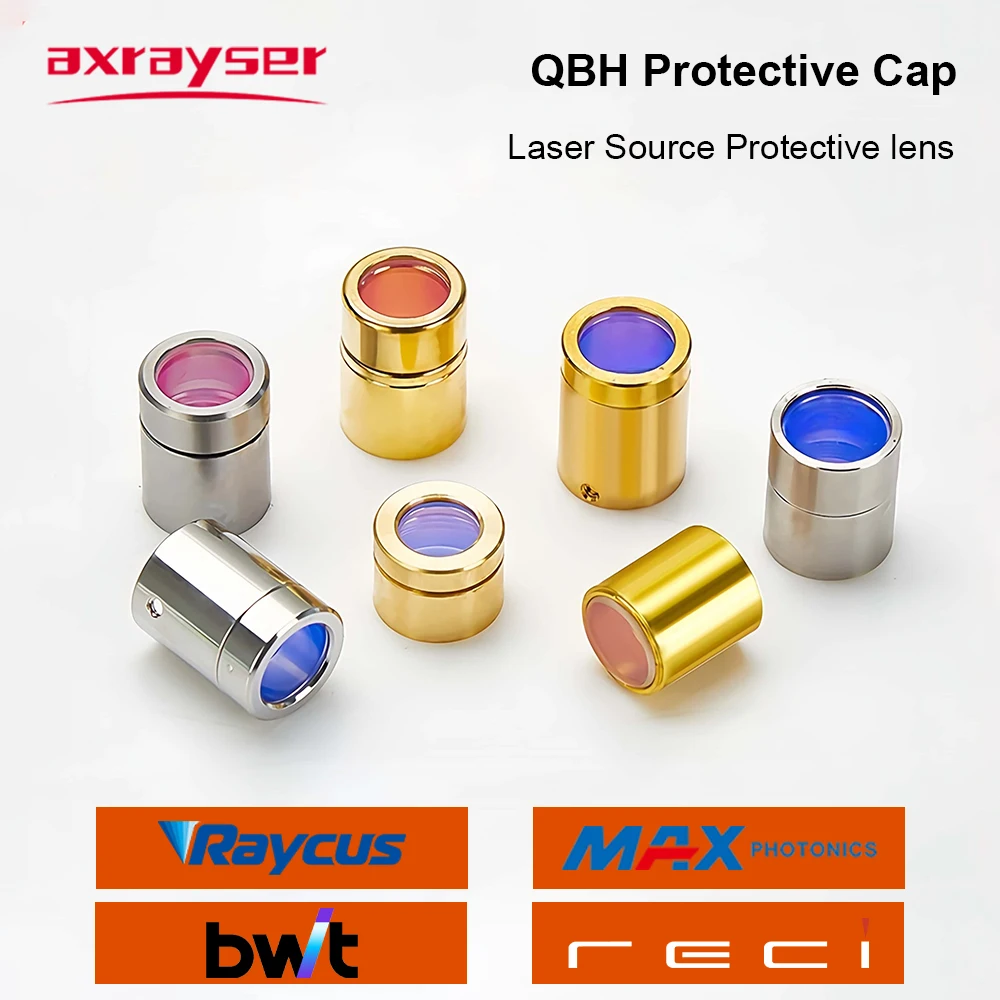 Raycus Max IPG QBH Protective Cap Laser Source Protection Window Lens 1.5KW 3KW 6KW Fiber Optic Crystal