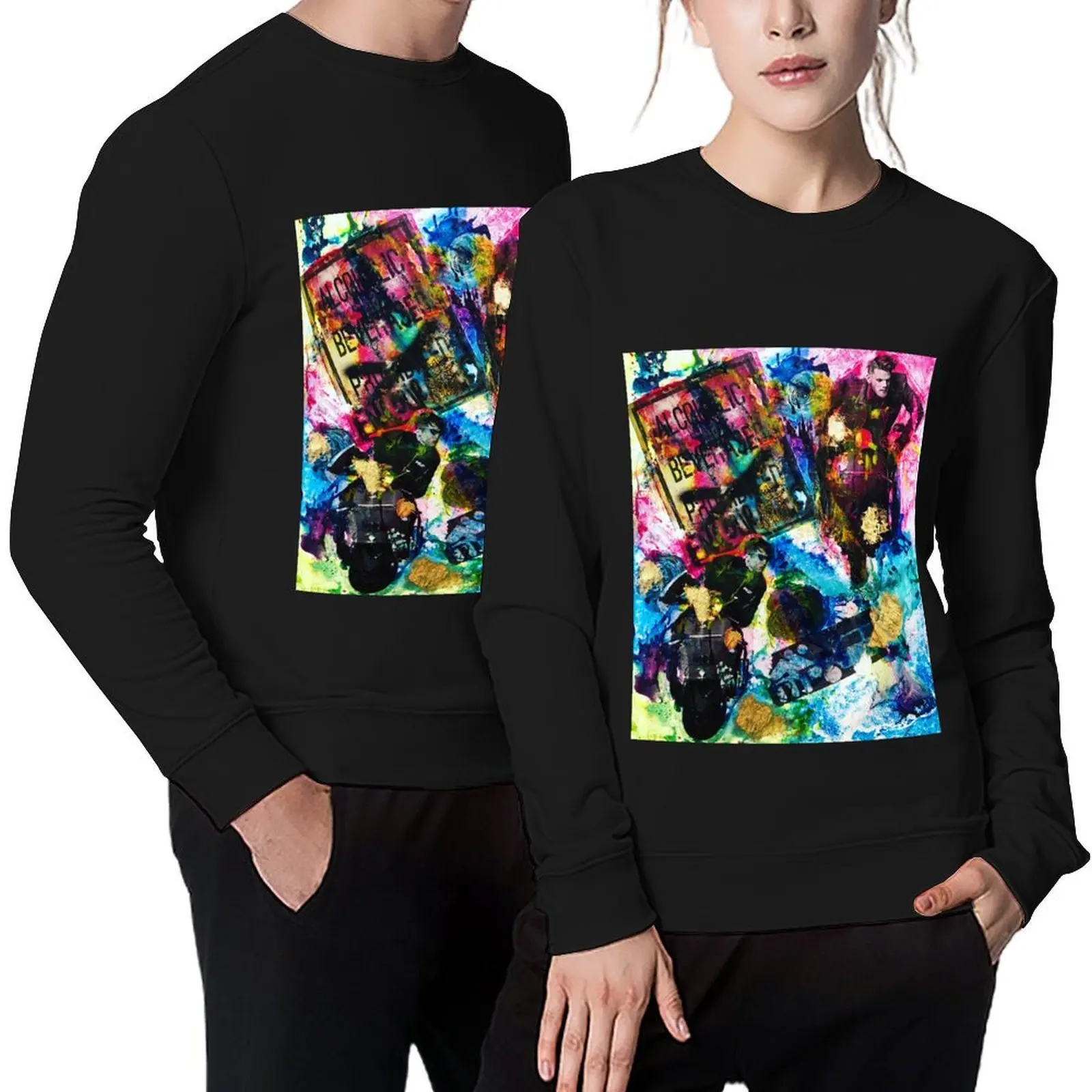 Bebidas alcohólicas blusa pulóver incentivada ropa de estilo coreano ropa de otoño coreana ropa de hombre sudaderas de gran tamaño