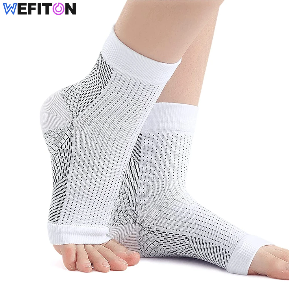 1Pair Ankle Brace Socks Compression Sleeve Support Foot Brace For Plantar Fasciitis Neuropathy,Sprains,Soothe Socks Arch Support