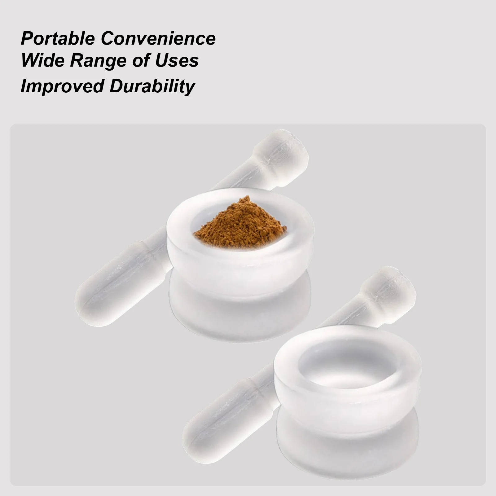 

Mortar And Pestle Set Glass Pills Crusher Mortar Grinding Bowls Handheld Grinder For Peppercorns Garlic Nuts Powders Seasoning