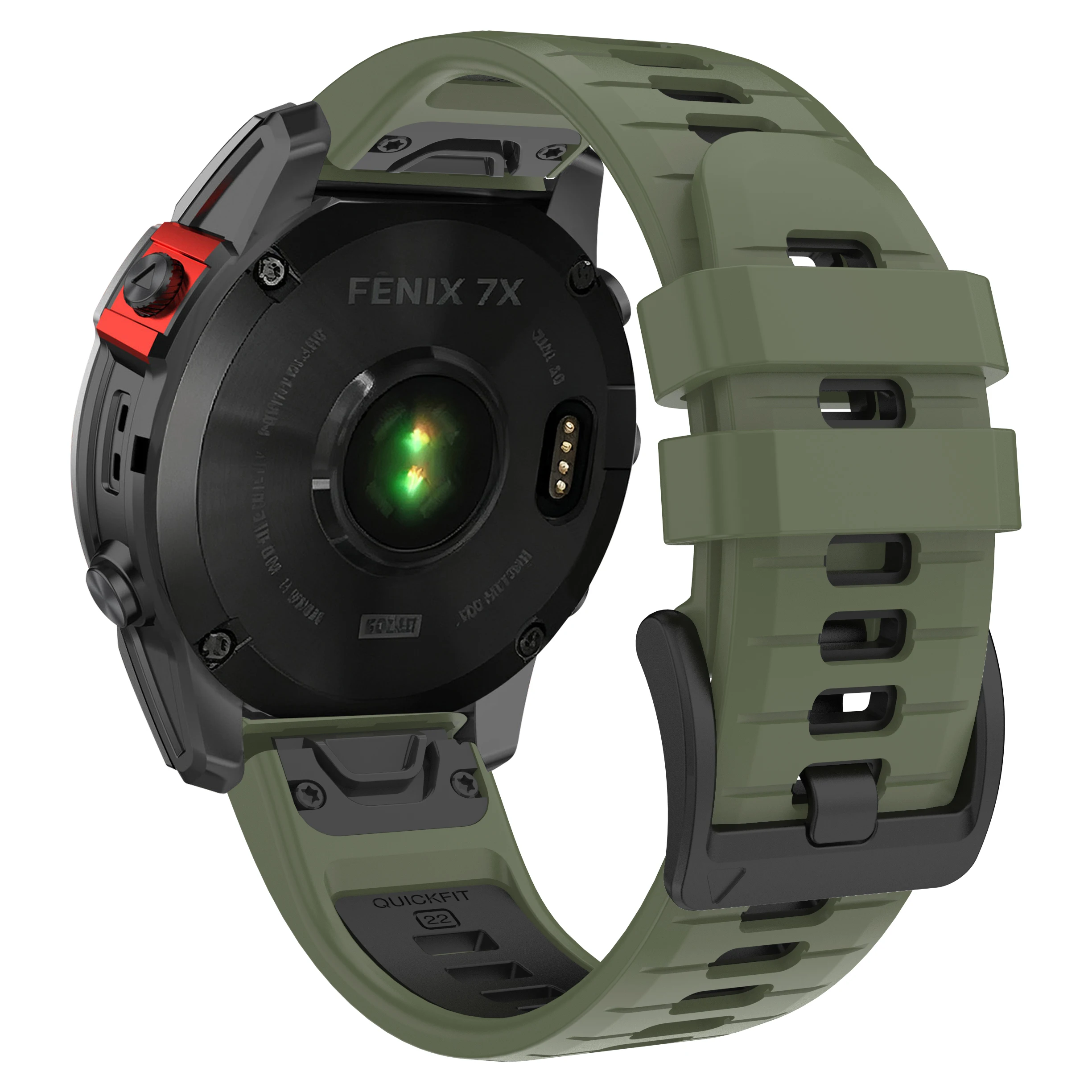 QuickFit 22mm 26mm Anti-Sweat Silicone Watchband For Garmin Fenix 7 7X 6 6X 5 5X Fenix8 Epix Pro Gen2 47mm 51mm Outdoor Bracelet image 2