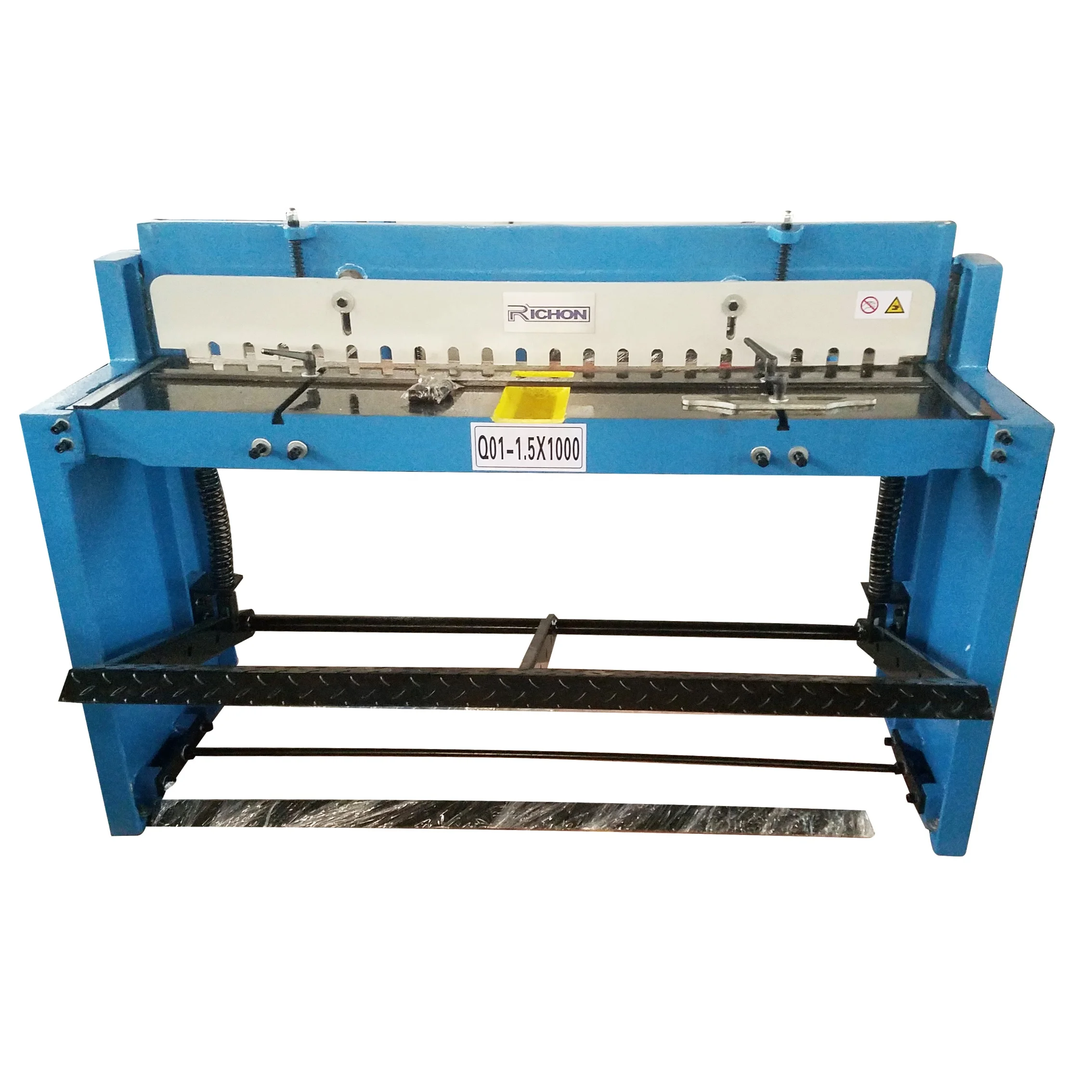 Q01-1.5X1320 آلة قص احترافية تعمل بالقدم بأفضل الأسعار