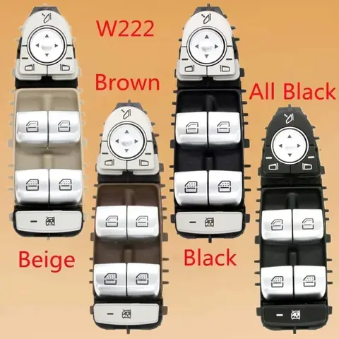 벤츠 S 클래스 W222 S320 S350 S400 S500 2014-2019 용 전력 마스터 창 제어 스위치 2229052004   a 2229052004