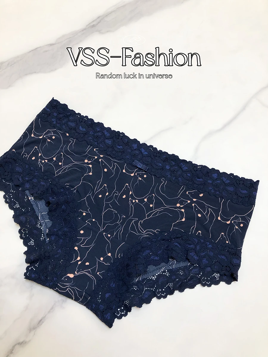 Fairy Tale Moonlight  Shadow Cheeky Blue Milk Ice Silk Bragas de lencería para mujer sin costuras, de cintura media y ajus...