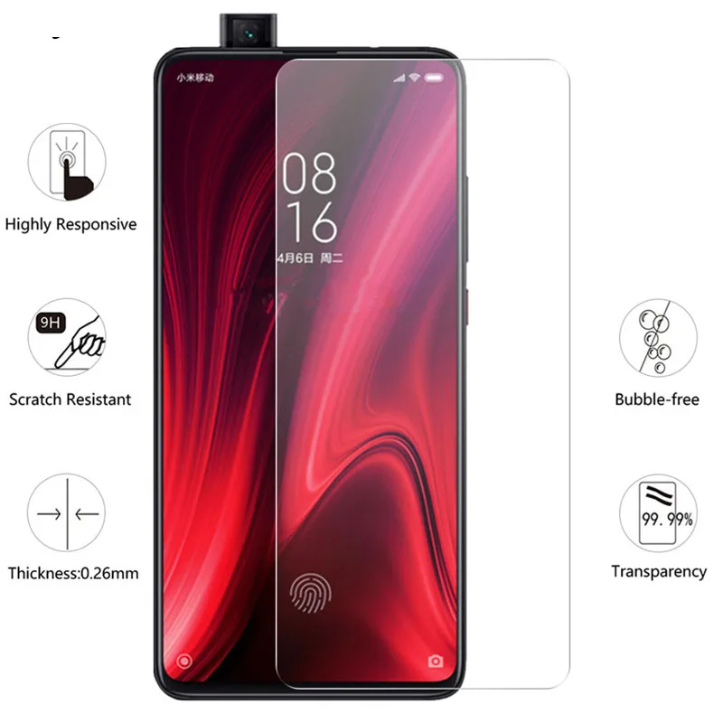 2Pcs Original Protective Tempered Glass For Xiaomi Mi 9T Pro K20  6.39\