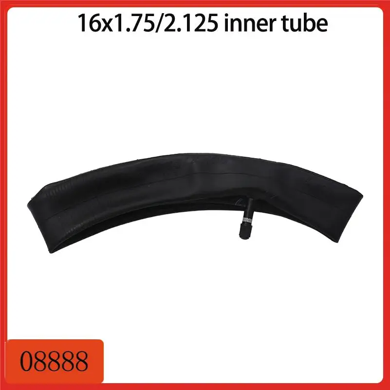 

Универсальная велосипедная камера 16x1.75/2.125, совместимая с прямым или угловым ниппелем