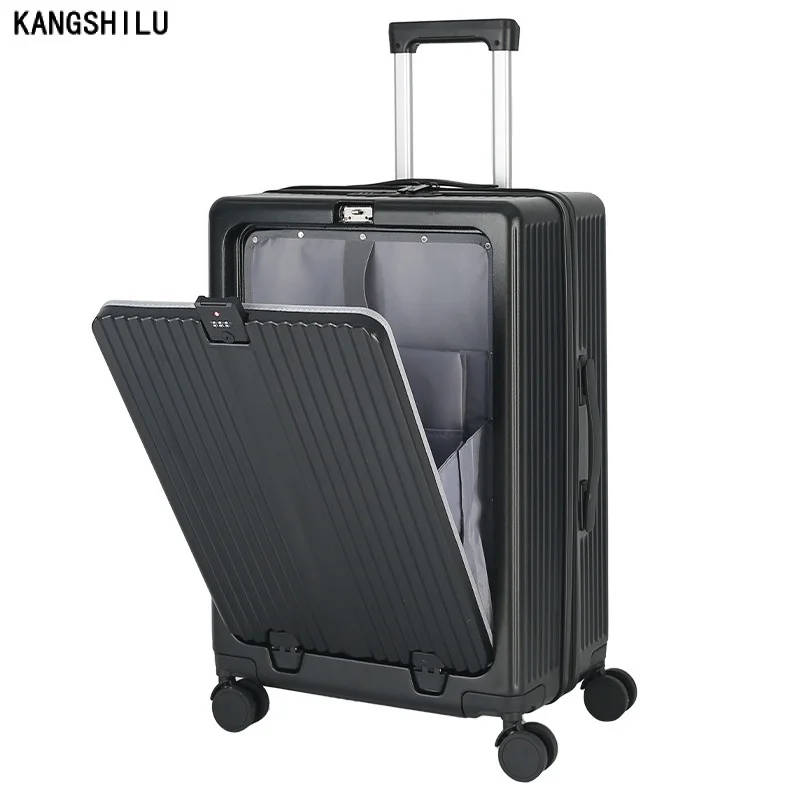 New otwór z przodu Luggage.20-Cal wielofunkcyjne uniwersalne koła biznesowe na pokład hasło podróżne walizki na kółkach.