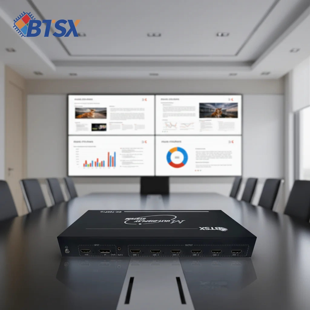Industrial 8K Processor:  Low Power, Anti-Interference, 3-Year Warranty - for Multi-Channel Projection/Exhibition Halls