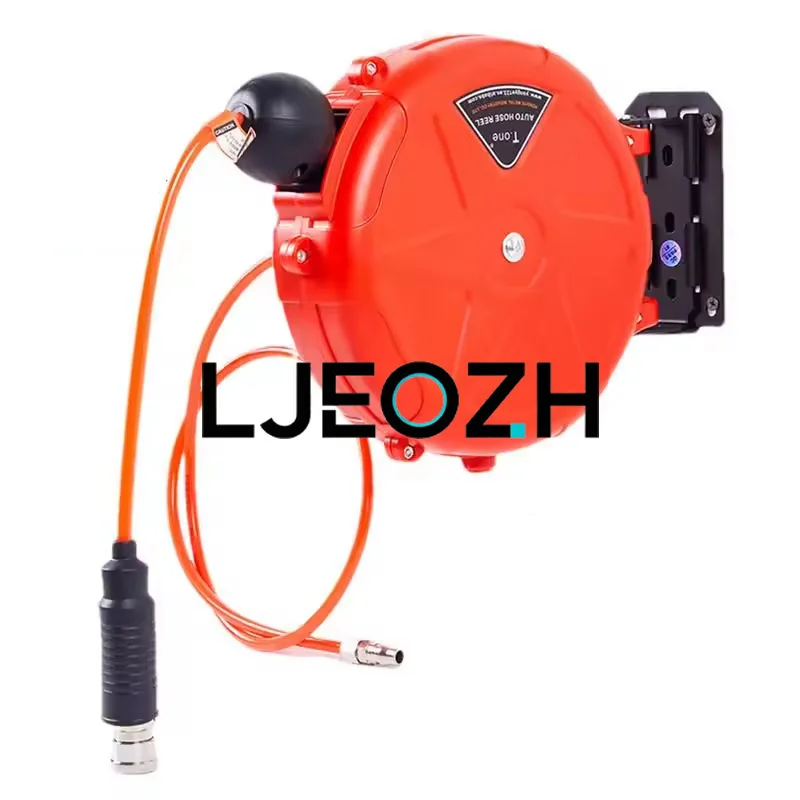 

10M PU Trachea Self-contraction Automatic Telescopic Pipe Reel Automatic Reel Air Drum Hanging Pipe Reel