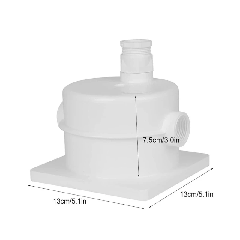 Caja conexiones subacuática 4in DN20, caja conexiones eléctrica impermeable, caja conexiones para piscina, envío