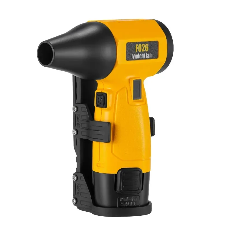 Violent Fan For Blowing Snow And Dust Outdoor Camping Detachable Dc Battery Pack Turbo Suction Fan